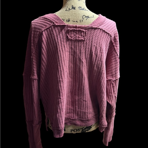 Free People Women’s Cowboy Long Sleeve Magic Thermal Top X-Large - NWT - Picture 3 of 10